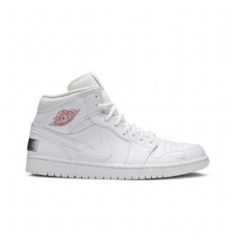 Ανδρικά Παπούτσια Air Jordan 1 Mid Se Άσπρο Κόκκινος