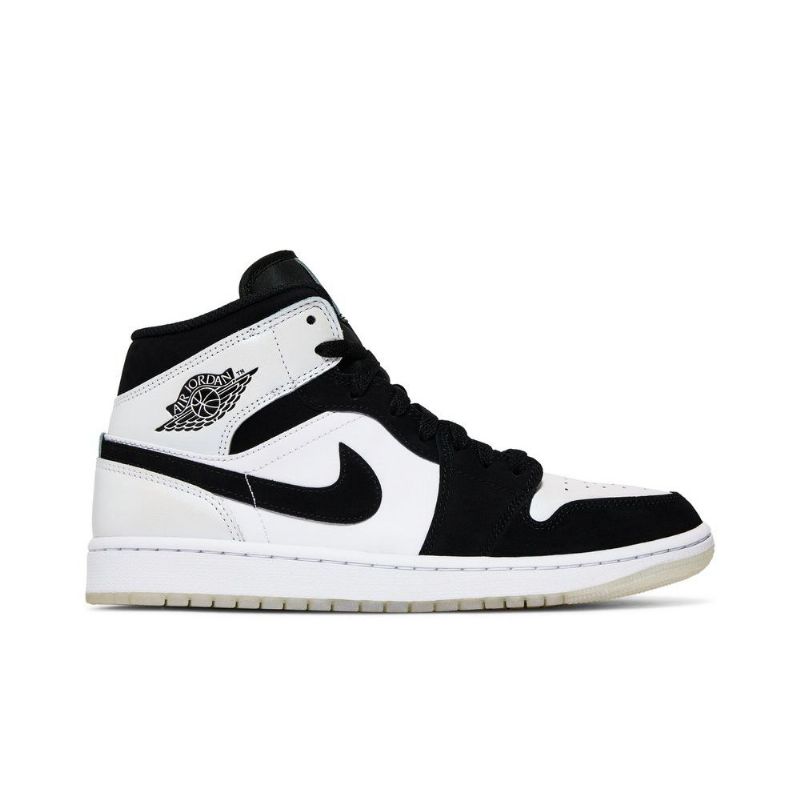 Ανδρικά Παπούτσια Air Jordan 1 Mid Se Άσπρο Μαύρος