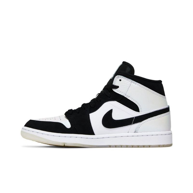 Ανδρικά Παπούτσια Air Jordan 1 Mid Se Άσπρο Μαύρος