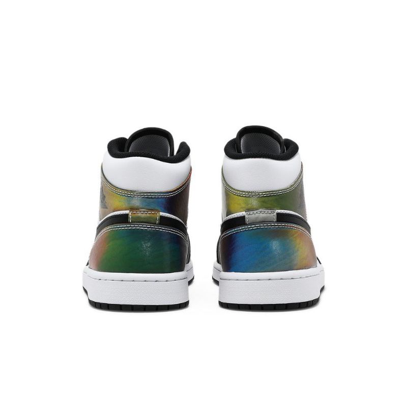 Ανδρικά Παπούτσια Air Jordan 1 Mid Se Άσπρο Μαύρος