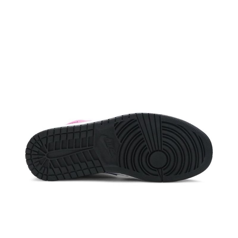 Ανδρικά Παπούτσια Air Jordan 1 Mid Se Άσπρο Ροζ Μαύρα