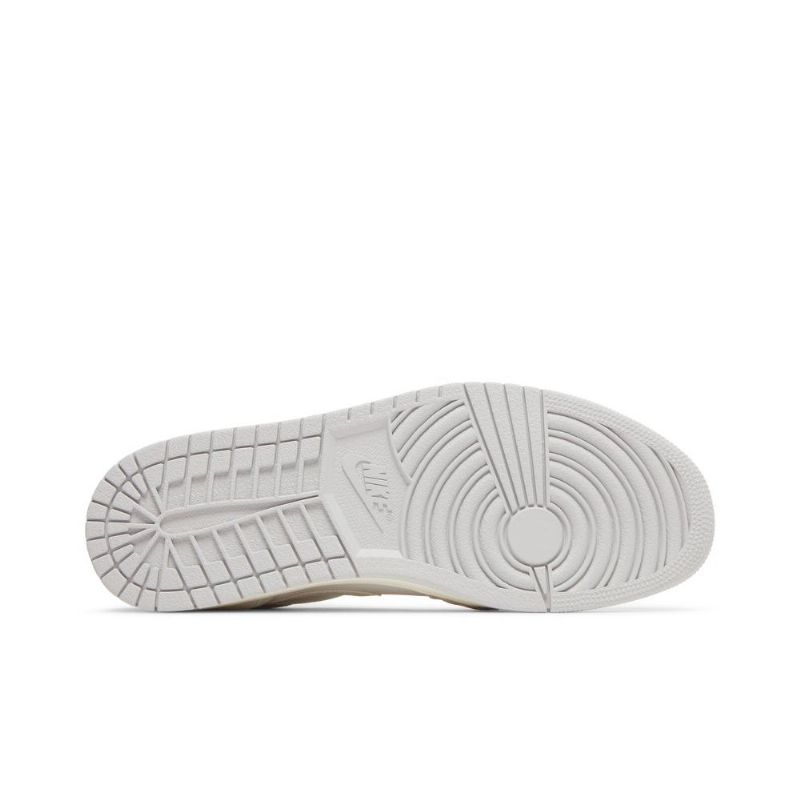 Ανδρικά Παπούτσια Air Jordan 1 Mid Se Craft Άσπρο Γκρί Ροζ