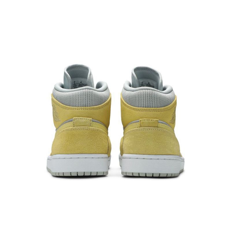 Ανδρικά Παπούτσια Air Jordan 1 Mid Se Γκρί Κίτρινος