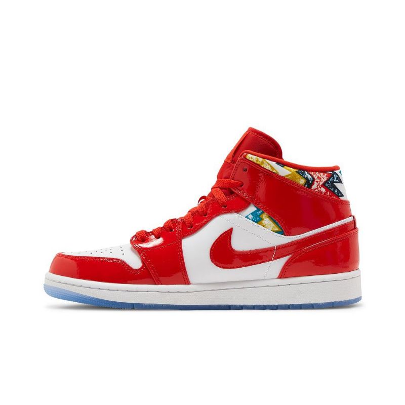 Ανδρικά Παπούτσια Air Jordan 1 Mid Se Κόκκινος Άσπρο Χρυσός Μπλε