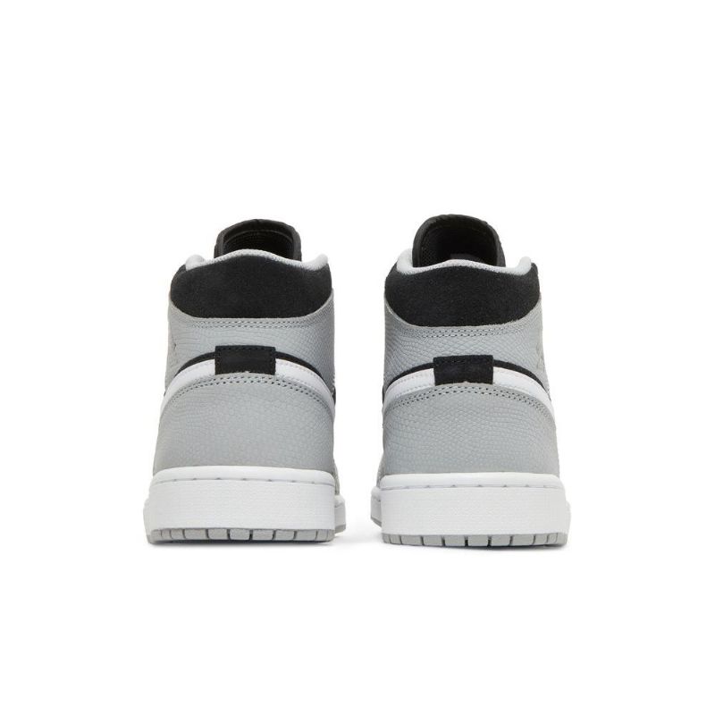 Ανδρικά Παπούτσια Air Jordan 1 Mid Se Μαύρα Γκρι Λευκά Κόκκινα