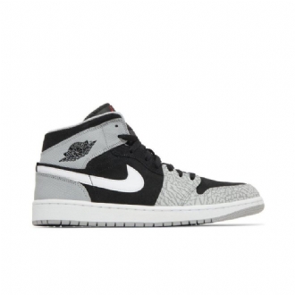 Ανδρικά Παπούτσια Air Jordan 1 Mid Se Μαύρα Γκρι Λευκά Κόκκινα