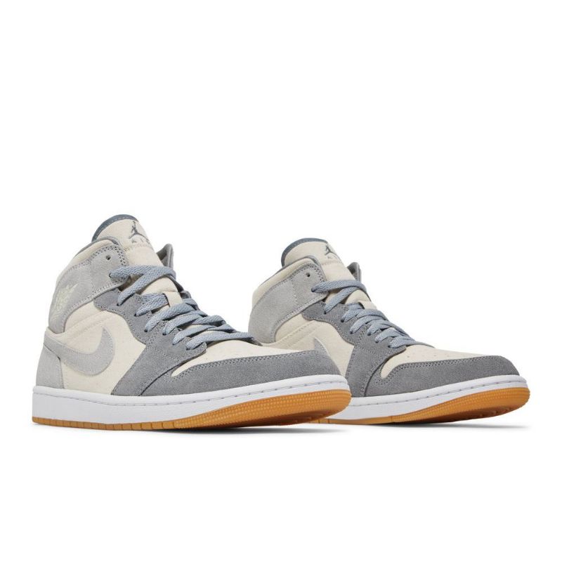 Ανδρικά Παπούτσια Air Jordan 1 Mid Se Μπεζ Γκρί
