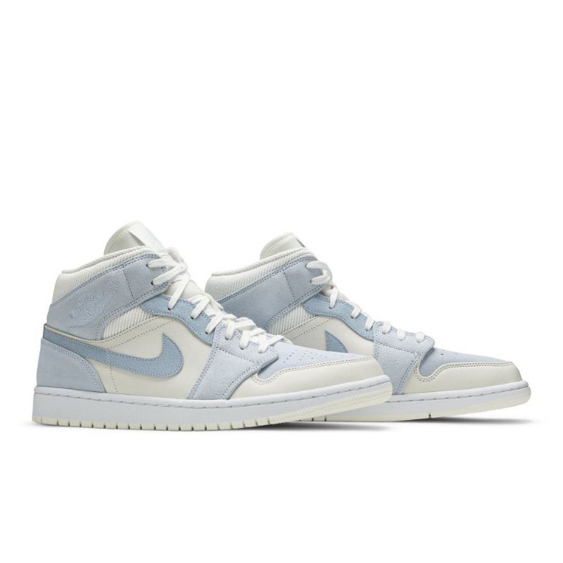 Ανδρικά Παπούτσια Air Jordan 1 Mid Se Μπλε Άσπρο