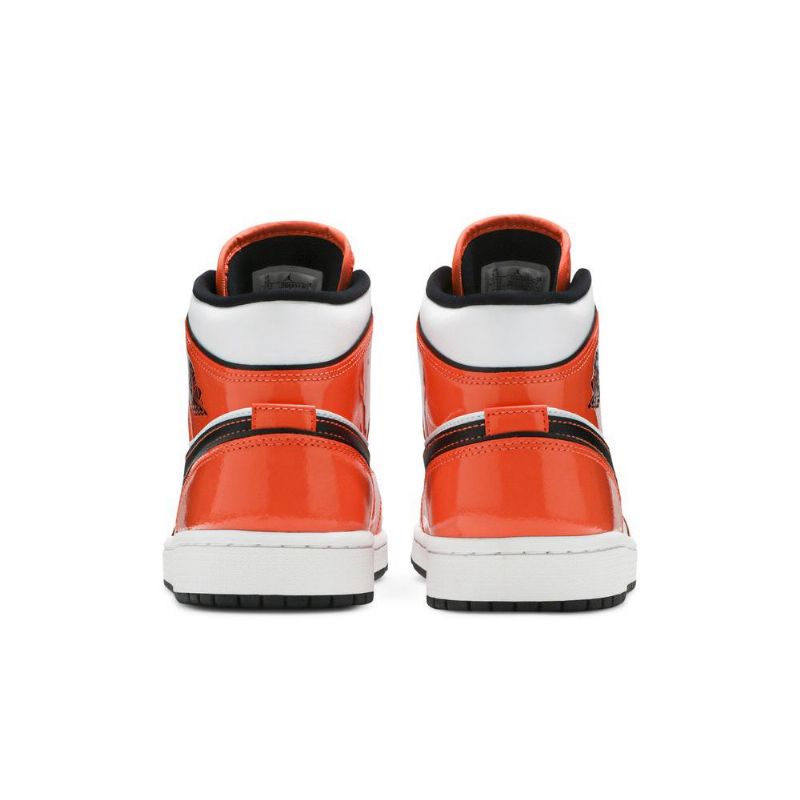 Ανδρικά Παπούτσια Air Jordan 1 Mid Se Πορτοκάλι Άσπρο Μαύρος