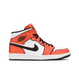 Ανδρικά Παπούτσια Air Jordan 1 Mid Se Πορτοκάλι Άσπρο Μαύρος