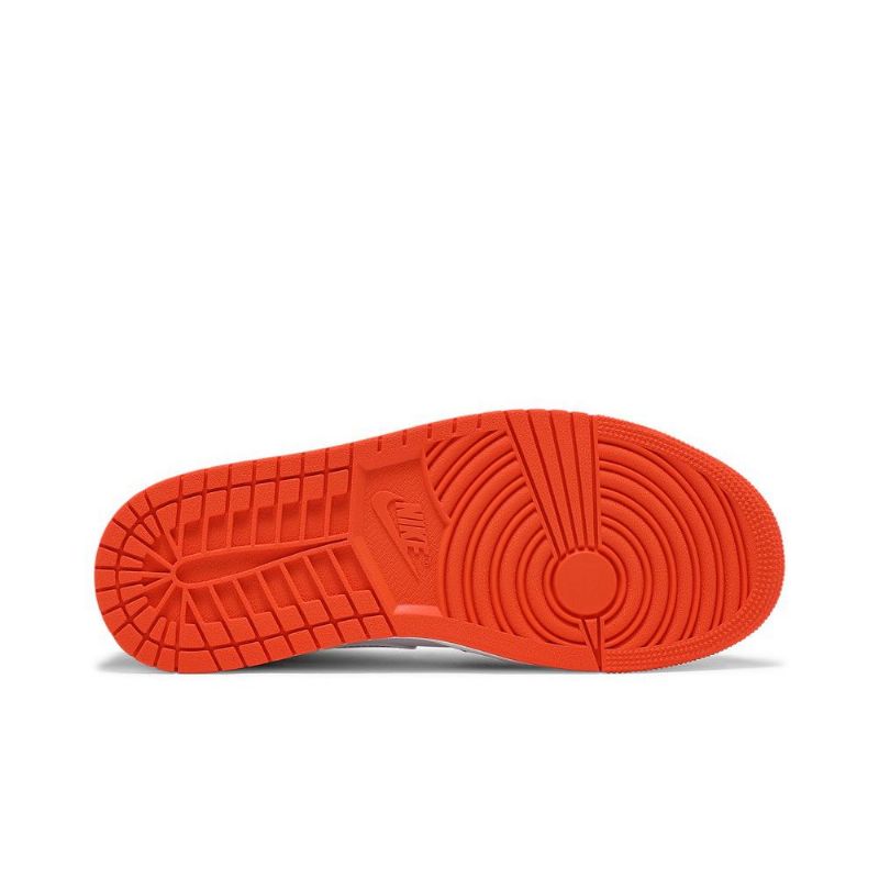 Ανδρικά Παπούτσια Air Jordan 1 Mid Se Πορτοκάλι Άσπρο Μαύρος