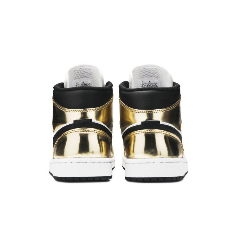 Ανδρικά Παπούτσια Air Jordan 1 Mid Se Χρυσός Μαύρος Άσπρο