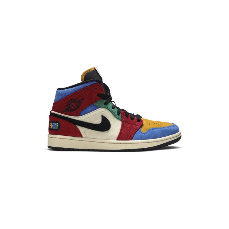 Ανδρικά Παπούτσια Air Jordan 1 Μπλε The Great Mid Μπεζ Πολύχρωμα