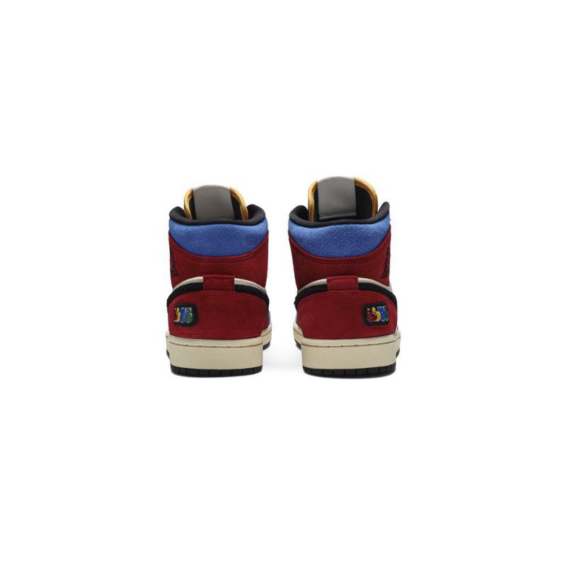 Ανδρικά Παπούτσια Air Jordan 1 Μπλε The Great Mid Μπεζ Πολύχρωμα