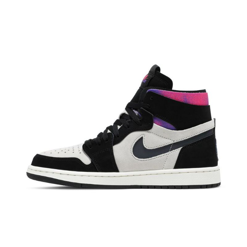 Ανδρικά Παπούτσια Air Jordan 1 Paris Saint-germain High Zoom Comfort Λευκό Μαύρο Μωβ Ροζ