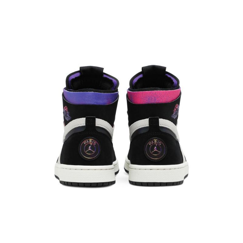 Ανδρικά Παπούτσια Air Jordan 1 Paris Saint-germain High Zoom Comfort Λευκό Μαύρο Μωβ Ροζ