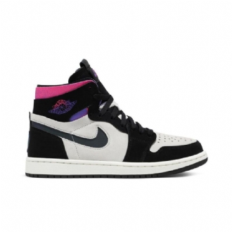 Ανδρικά Παπούτσια Air Jordan 1 Paris Saint-germain High Zoom Comfort Λευκό Μαύρο Μωβ Ροζ