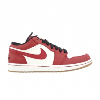 Ανδρικά Παπούτσια Air Jordan 1 Phat Low Άσπρο Κόκκινα Μαύρα Καφέ