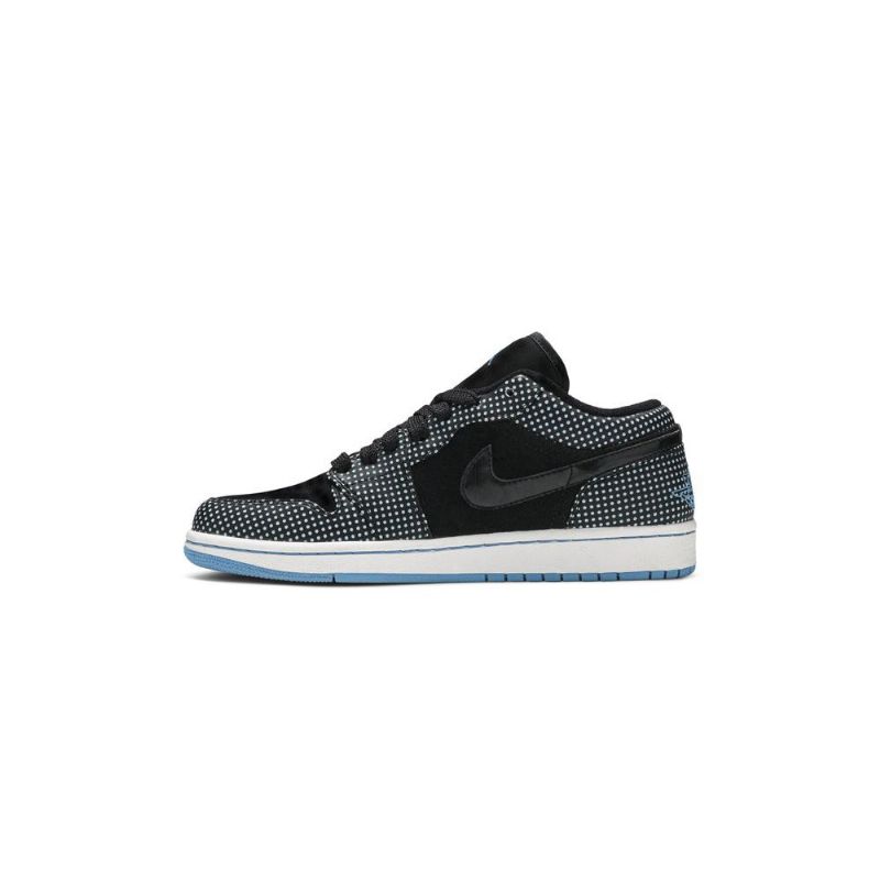 Ανδρικά Παπούτσια Air Jordan 1 Phat Low Μαύρος Μπλε Άσπρο