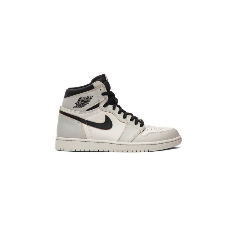 Ανδρικά Παπούτσια Air Jordan 1 React Γκρί Μαύρος Ροζ