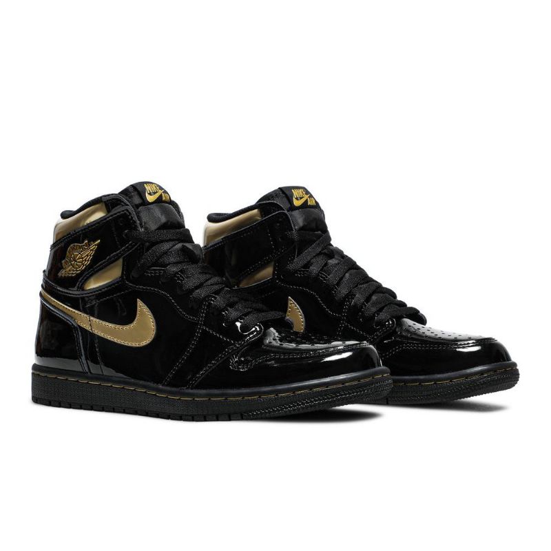 Ανδρικά Παπούτσια Air Jordan 1 Retro High Και Μαύρος Χρυσός