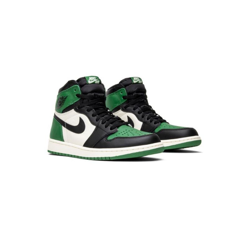 Ανδρικά Παπούτσια Air Jordan 1 Retro High Και Πράσινος Άσπρο Μαύρος
