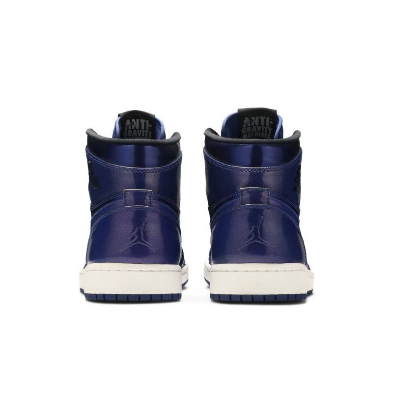 Ανδρικά Παπούτσια Air Jordan 1 Retro High Μπλε Μαύρος Άσπρο