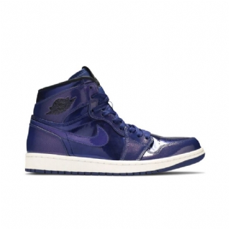 Ανδρικά Παπούτσια Air Jordan 1 Retro High Μπλε Μαύρος Άσπρο