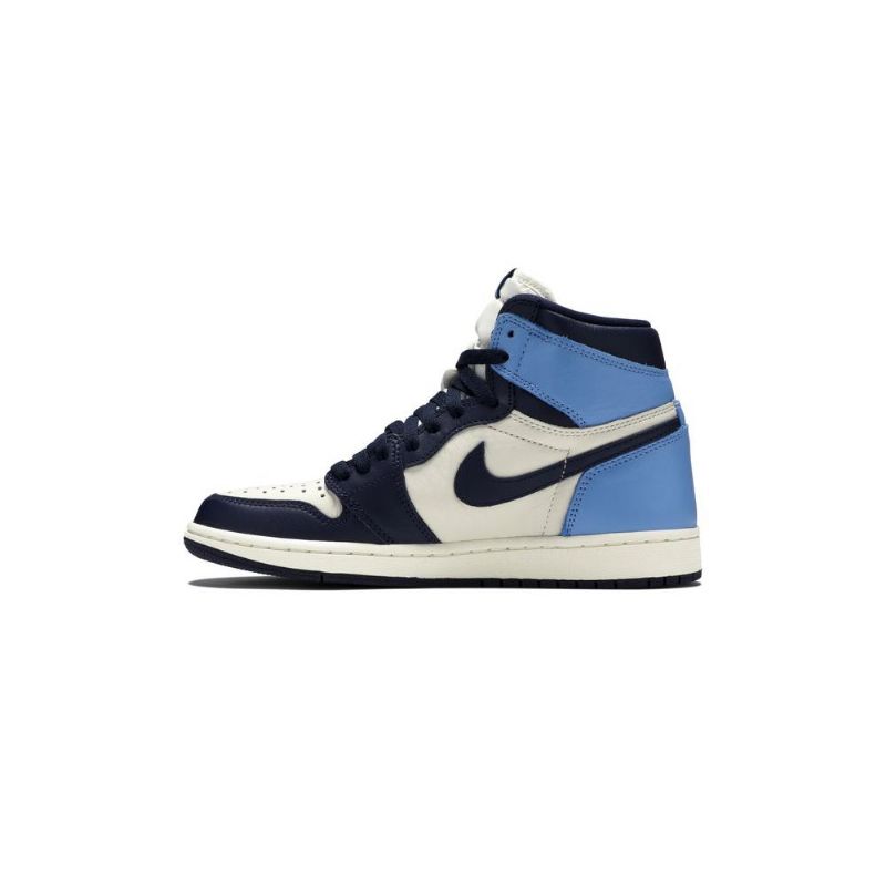 Ανδρικά Παπούτσια Air Jordan 1 Retro High Og Άσπρο Σκούρο Μπλε