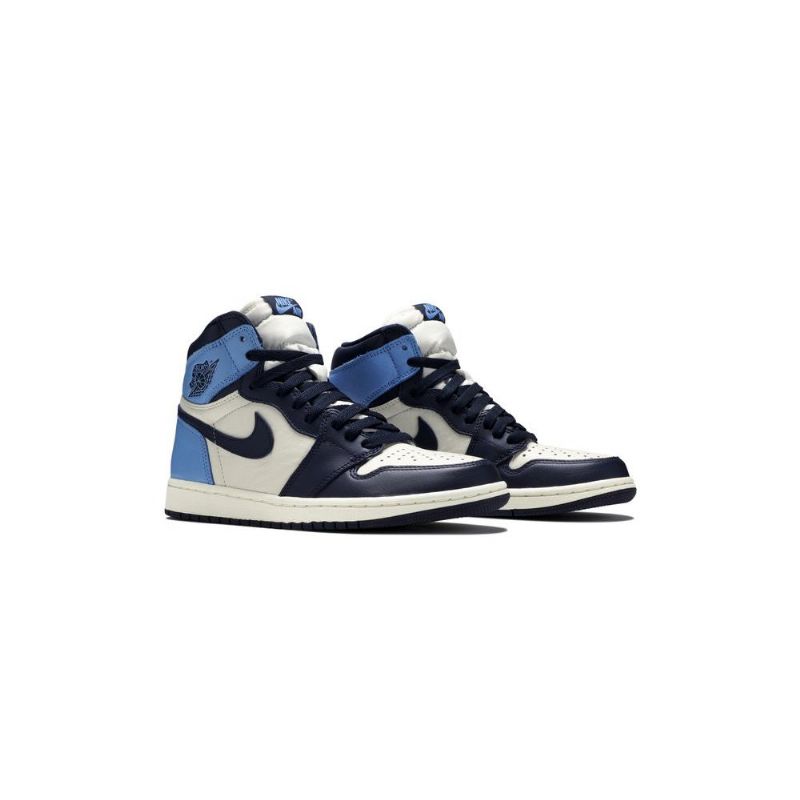 Ανδρικά Παπούτσια Air Jordan 1 Retro High Og Άσπρο Σκούρο Μπλε