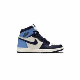Ανδρικά Παπούτσια Air Jordan 1 Retro High Og Άσπρο Σκούρο Μπλε