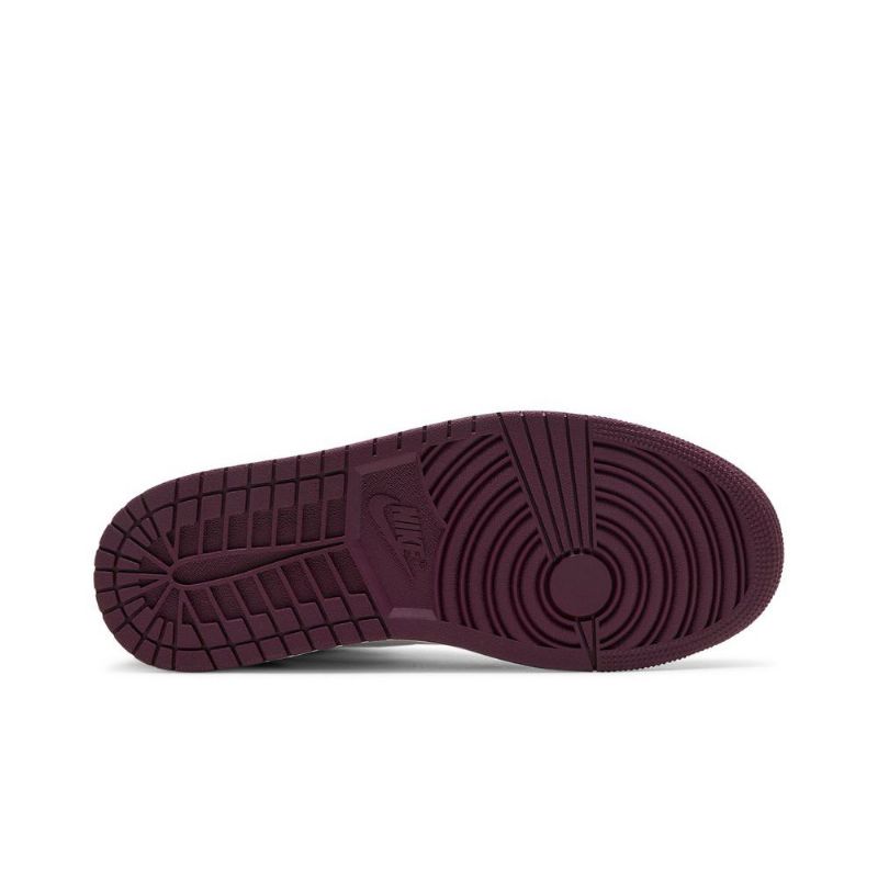 Ανδρικά Παπούτσια Air Jordan 1 Retro High Og Bordeaux Άσπρο Ασήμι