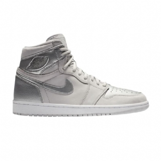 Ανδρικά Παπούτσια Air Jordan 1 Retro High Og Co.jp Γκρί Ασήμι Άσπρο