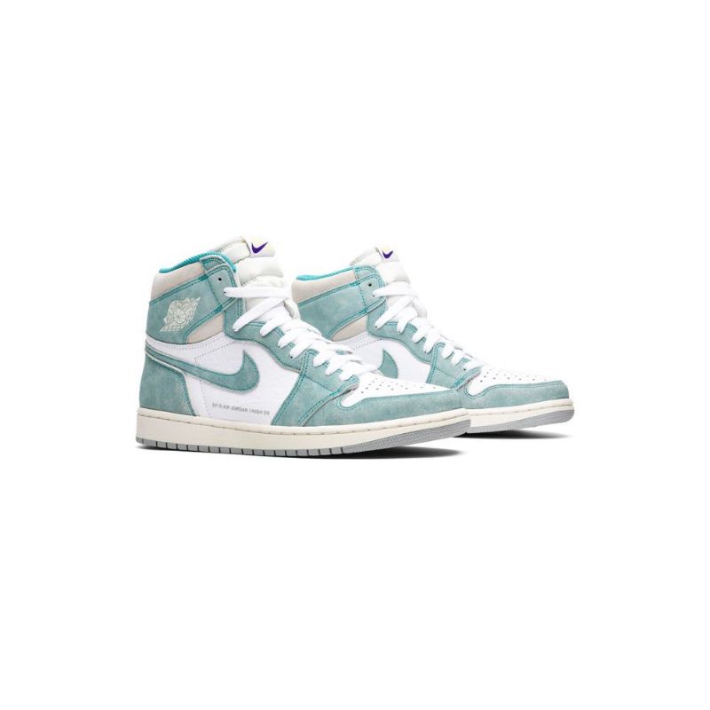 Ανδρικά Παπούτσια Air Jordan 1 Retro High Og Πράσινος Άσπρο Γκρί