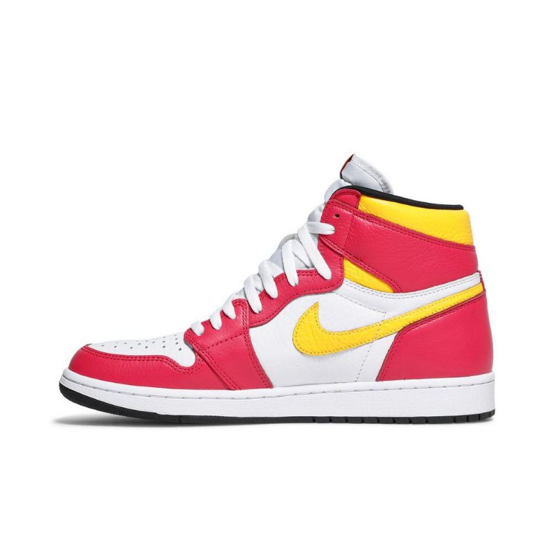 Ανδρικά Παπούτσια Air Jordan 1 Retro Ψηλά Και Κόκκινα Λευκά Κίτρινα Μαύρα
