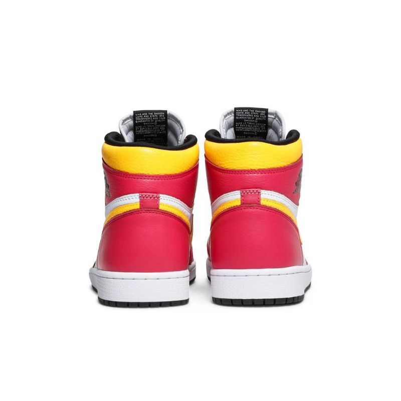 Ανδρικά Παπούτσια Air Jordan 1 Retro Ψηλά Και Κόκκινα Λευκά Κίτρινα Μαύρα