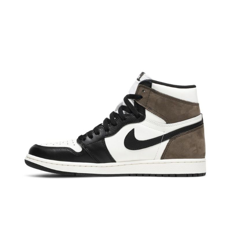 Ανδρικά Παπούτσια Air Jordan 1 Retro Ψηλά Και Λευκά Καφέ Μαύρα
