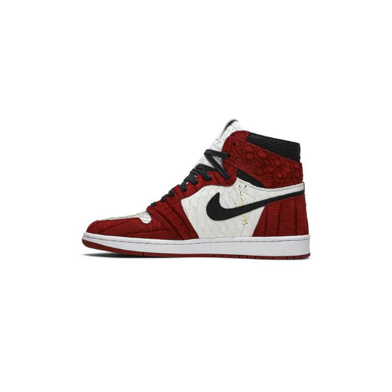 Ανδρικά Παπούτσια Air Jordan 1 Retro Ψηλά Και Λευκά Κόκκινα Μαύρα