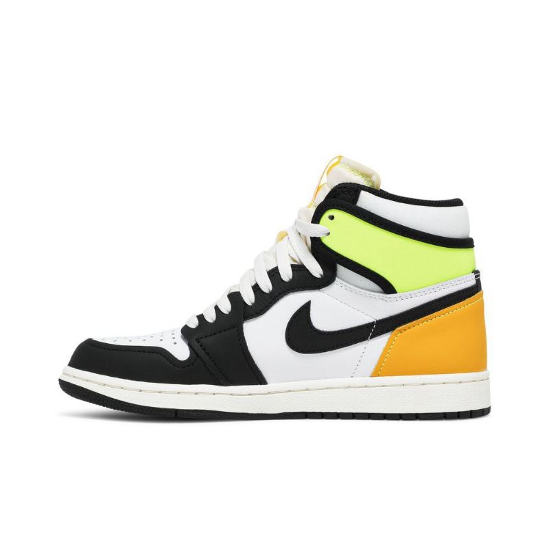Ανδρικά Παπούτσια Air Jordan 1 Retro Ψηλά Και Λευκά Μαύρα Πράσινα Χρυσά