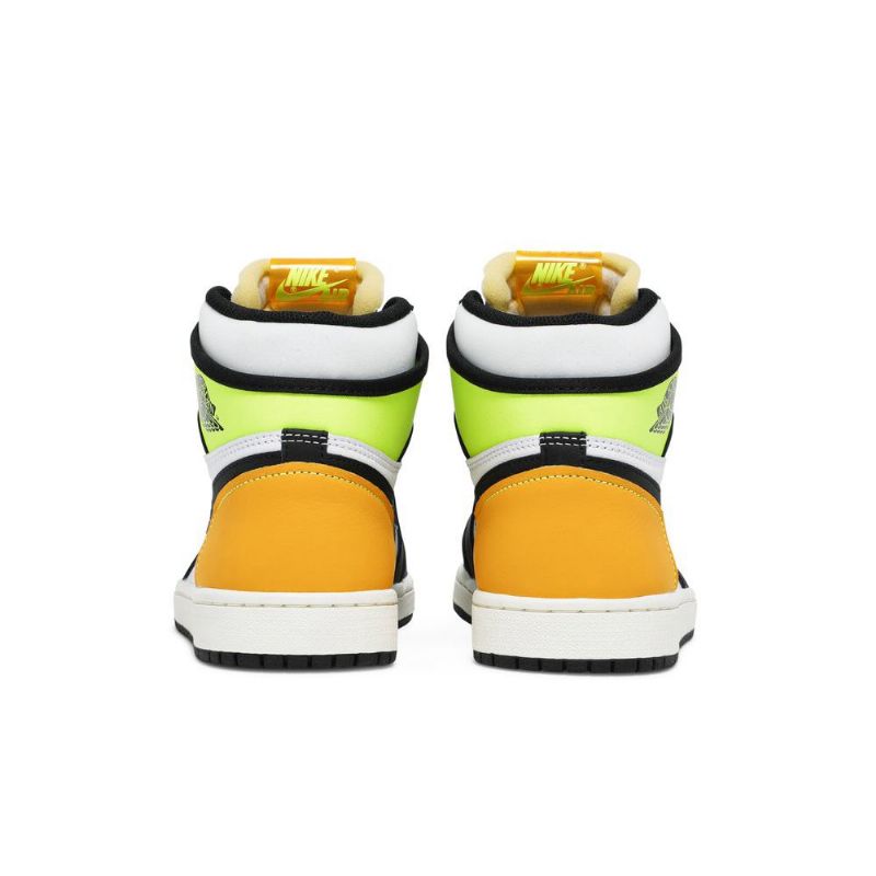 Ανδρικά Παπούτσια Air Jordan 1 Retro Ψηλά Και Λευκά Μαύρα Πράσινα Χρυσά