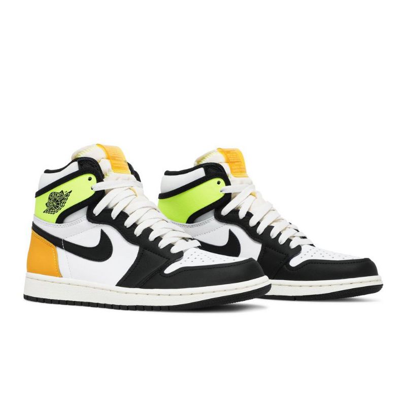 Ανδρικά Παπούτσια Air Jordan 1 Retro Ψηλά Και Λευκά Μαύρα Πράσινα Χρυσά