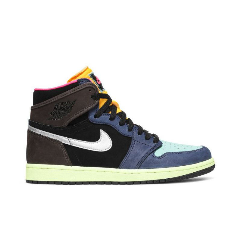 Ανδρικά Παπούτσια Air Jordan 1 Ρετρό Ψηλό Καφέ Μαύρο Χρυσό Μπλε