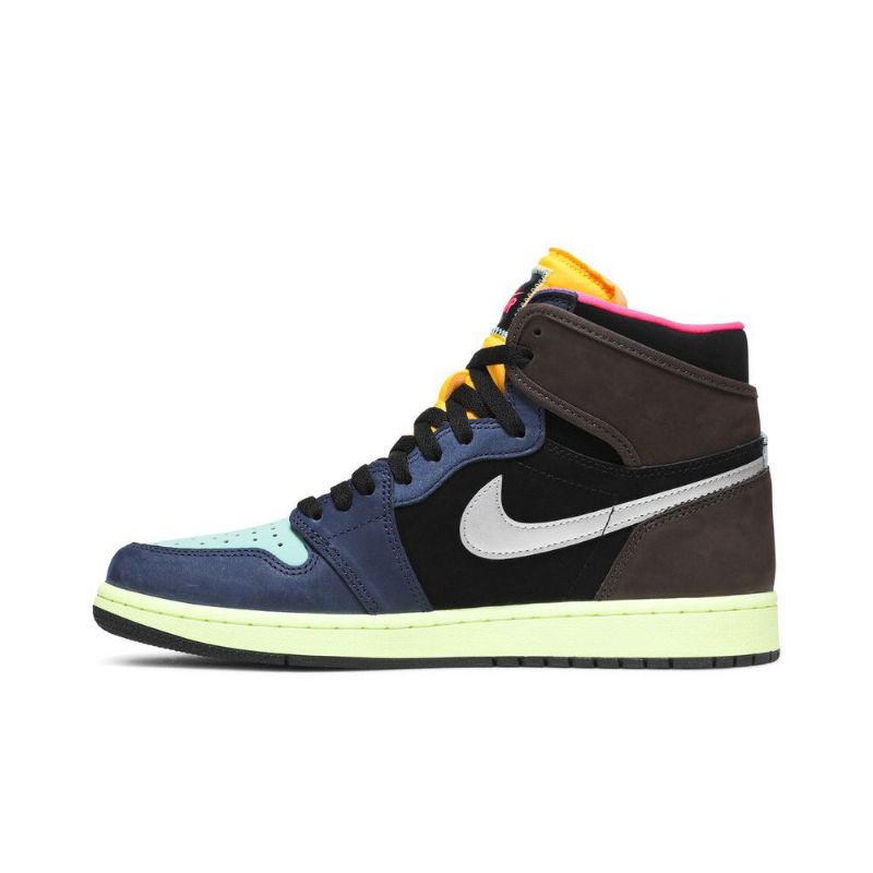 Ανδρικά Παπούτσια Air Jordan 1 Ρετρό Ψηλό Καφέ Μαύρο Χρυσό Μπλε