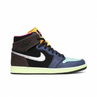 Ανδρικά Παπούτσια Air Jordan 1 Ρετρό Ψηλό Καφέ Μαύρο Χρυσό Μπλε