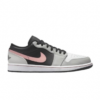 Ανδρικά Παπούτσια Air Jordan 1 Χαμηλά Μαύρα Γκρι Λευκά Ροζ