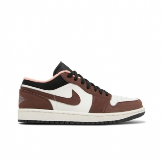 Ανδρικά Παπούτσια Air Jordan 1 Χαμηλό Καφέ Λευκό Μαύρο Ροζ