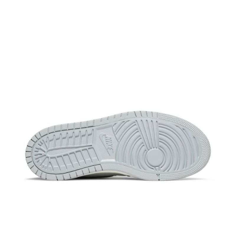 Ανδρικά Παπούτσια Air Jordan 1 Zoom Comfort Λευκά Γκρι