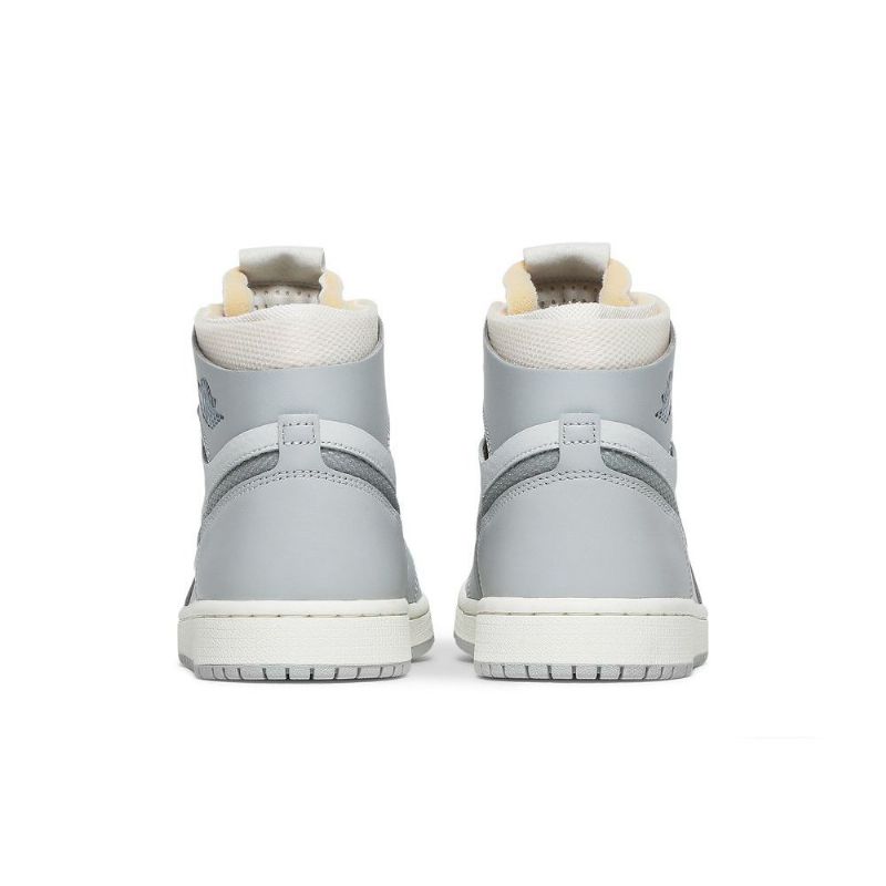 Ανδρικά Παπούτσια Air Jordan 1 Zoom Comfort Λευκά Γκρι