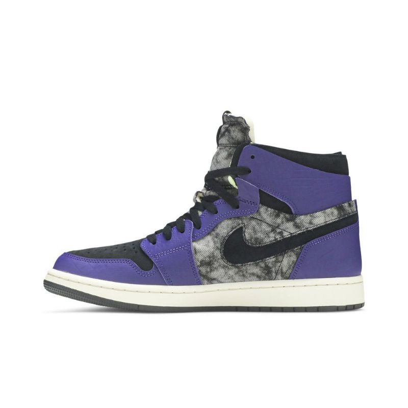 Ανδρικά Παπούτσια Air Jordan 1 Zoom Comfort Μωβ Γκρι Μαύρα