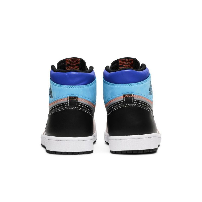 Ανδρικά Πολύχρωμα Παπούτσια Air Jordan 1 Retro High Og Άσπρο